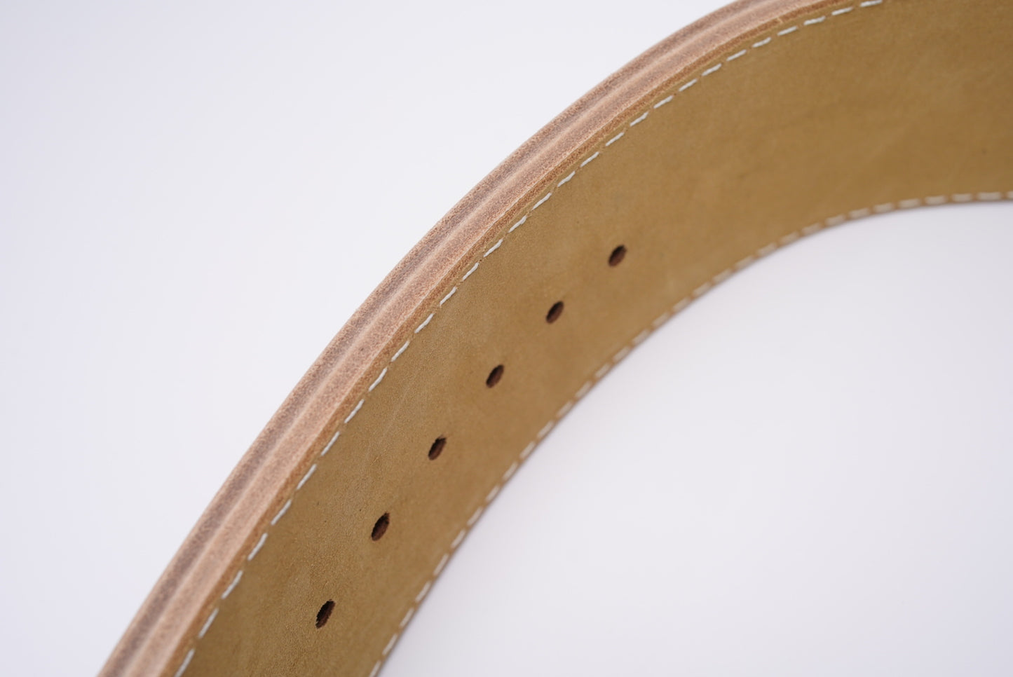 4" 13MM LEVER BROWN LEATHER & SUEDE LEVER WEIGHT BELT