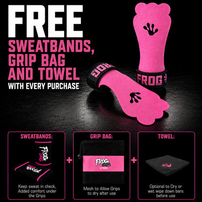 FROG GRIPS® ELITE HYBRID - FINGERLESS PINK