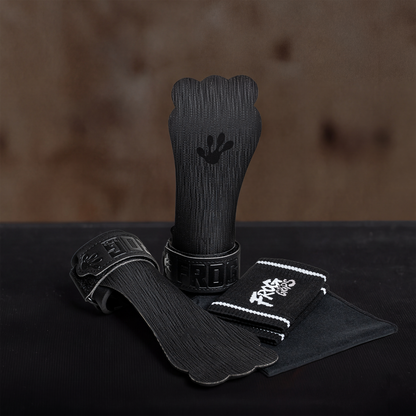 FROG GRIPS® ELITE HYBRID - FINGERLESS BLACK