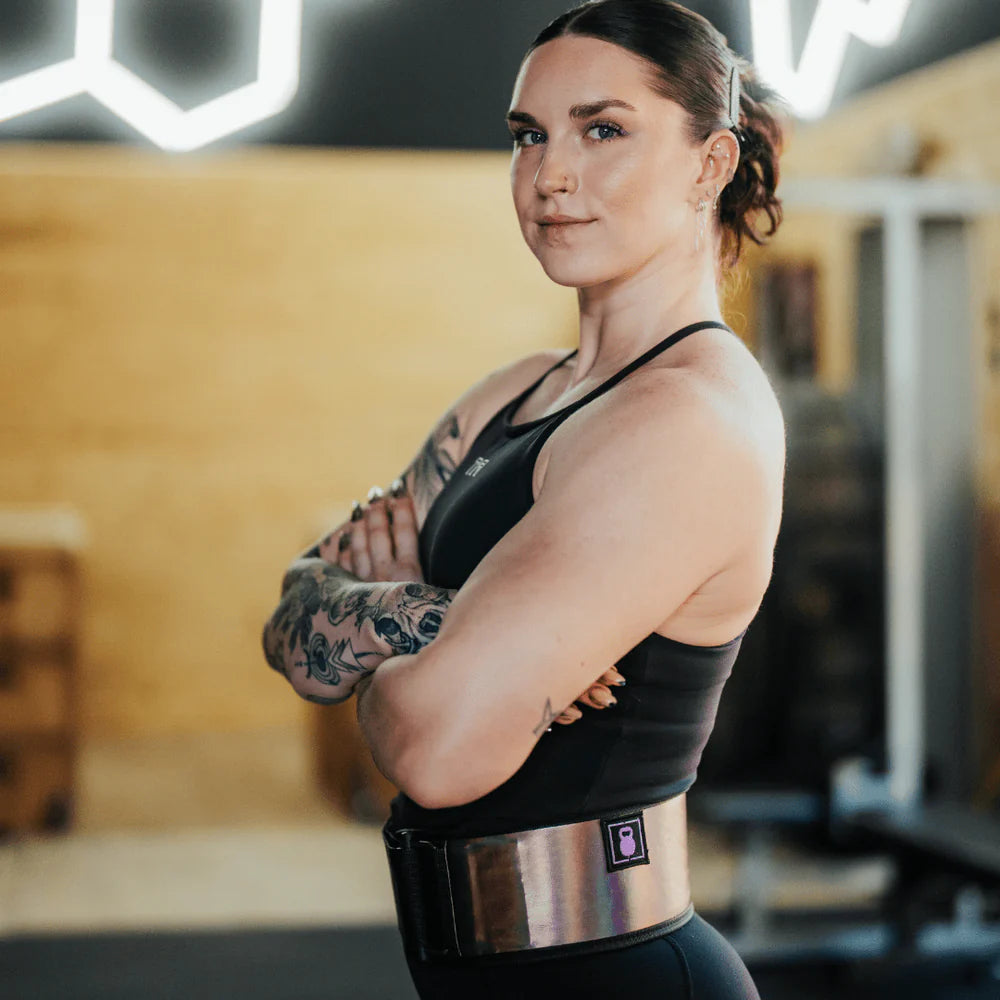 2POOD ULTRAVIOLET BY MATTIE ROGERS 4" WEIGHTLIFTING BELT