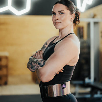 2POOD ULTRAVIOLET BY MATTIE ROGERS 4" WEIGHTLIFTING BELT