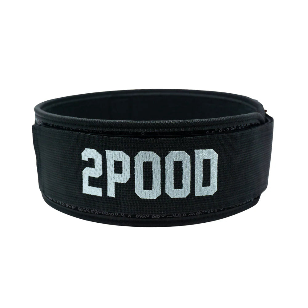 2POOD BLACK MAGIC (SPARKLE) 4" WEIGHTLIFTING BELT