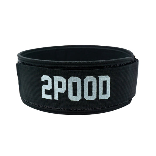 2POOD BLACK MAGIC (SPARKLE) 4" WEIGHTLIFTING BELT