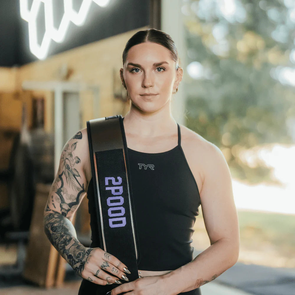 2POOD ULTRAVIOLET BY MATTIE ROGERS 4" WEIGHTLIFTING BELT