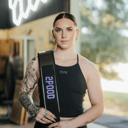 2POOD ULTRAVIOLET BY MATTIE ROGERS 4" WEIGHTLIFTING BELT
