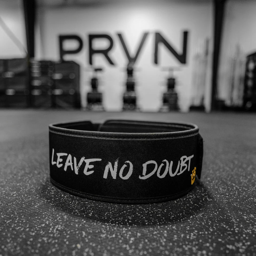 2POOD LEAVE NO DOUBT BY PRVN 4" WEIGHTLIFTING BELT