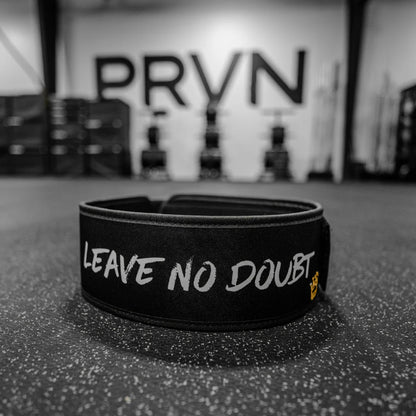 2POOD LEAVE NO DOUBT BY PRVN 4" WEIGHTLIFTING BELT