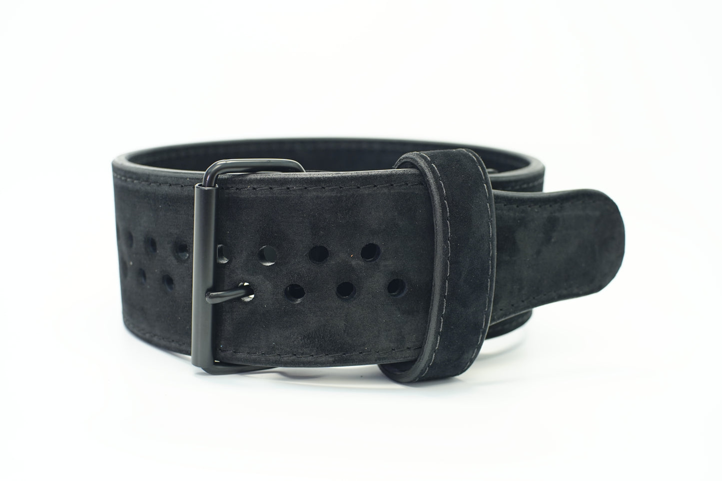 PIONEER Double Suede Pioneer Cut Powerlifting Belt 4" 10mm