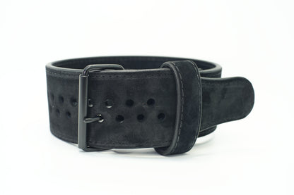 PIONEER Double Suede Pioneer Cut Powerlifting Belt 4" 10mm