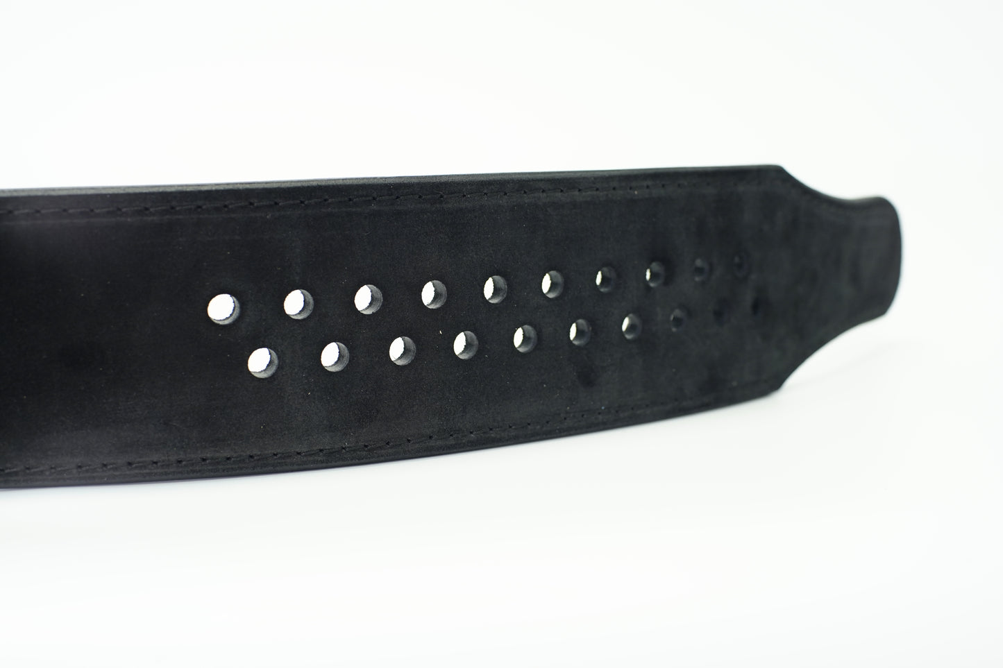 PIONEER Double Suede Pioneer Cut Powerlifting Belt 4" 10mm