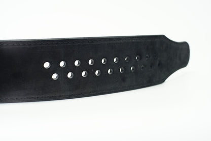 PIONEER Double Suede Pioneer Cut Powerlifting Belt 4" 10mm