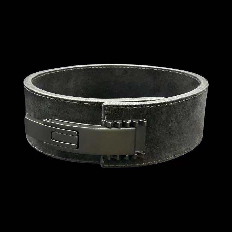 4" 13MM DOUBLE SUEDE LEVER BELT W/ PIONEER EMBROIDERED LOGO-IN STOCK