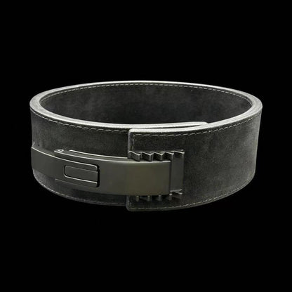 4" 13MM DOUBLE SUEDE LEVER BELT W/ PIONEER EMBROIDERED LOGO-IN STOCK