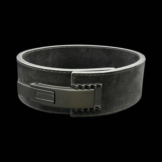 4" 13MM DOUBLE SUEDE LEVER BELT W/ PIONEER EMBROIDERED LOGO