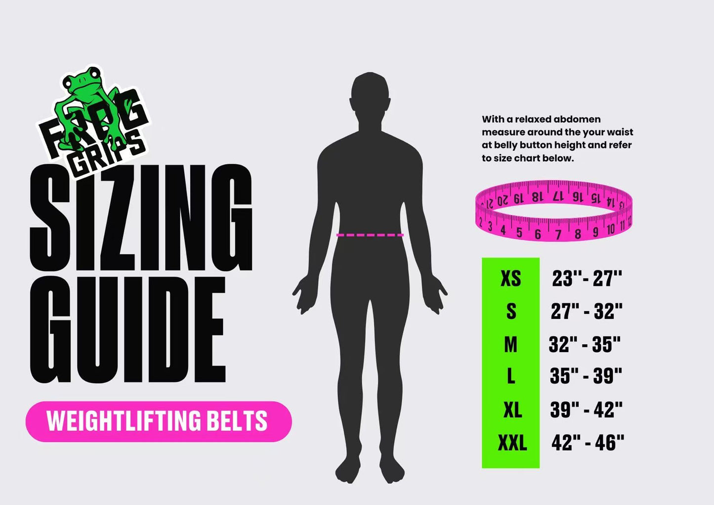 FROG LIFTING BELTS (Orange/Pink/Purple)