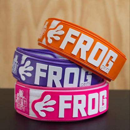 FROG LIFTING BELTS (Orange/Pink/Purple)