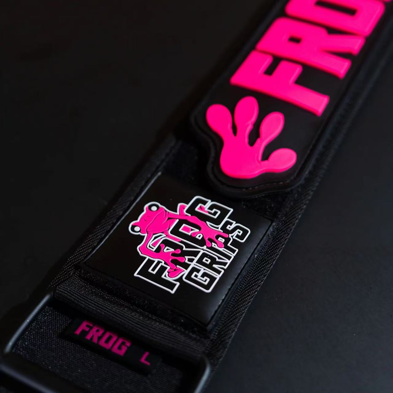 Frog Lifting Belt (Green/Pink/White/Black)
