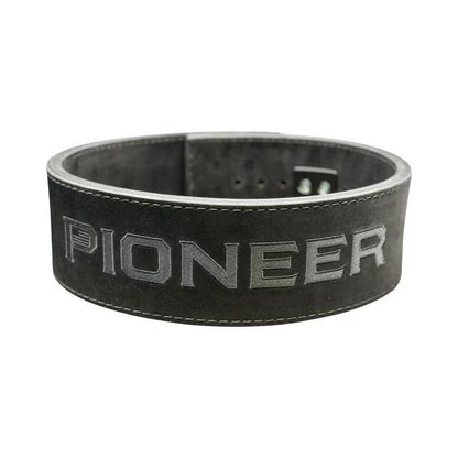 4" 13MM DOUBLE SUEDE LEVER BELT W/ PIONEER EMBROIDERED LOGO-IN STOCK